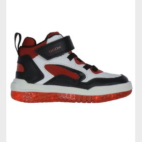 Geox Stvler m. Lys - Buzzerlight - White/Red