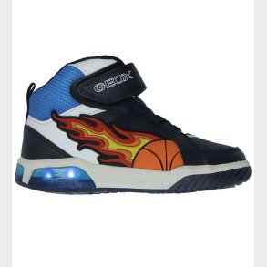 Geox Stvler m. Lys - J Inek B C - Navy/Lt Blue