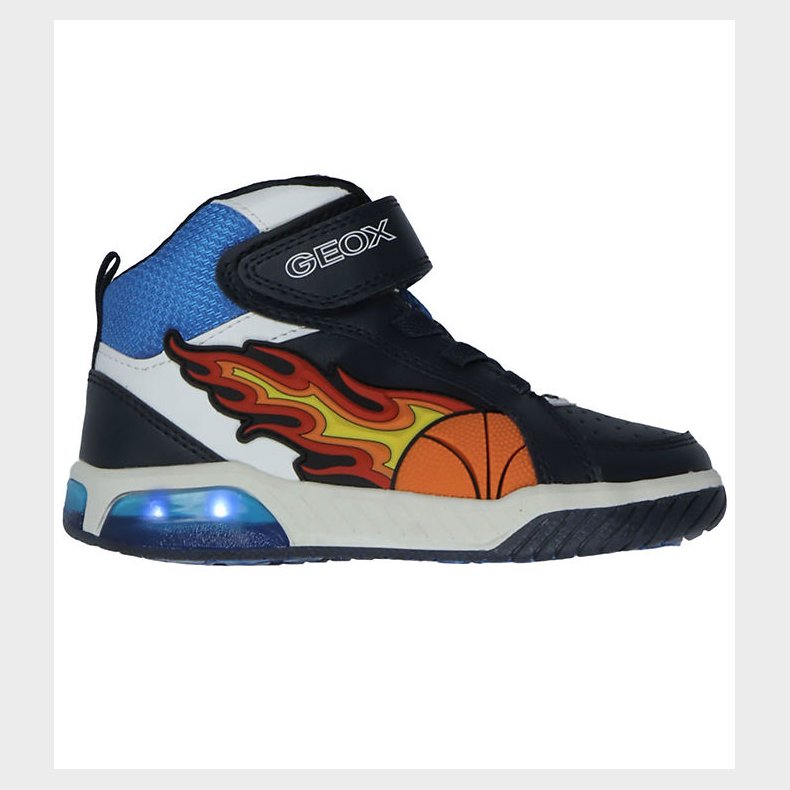 Geox Stvler m. Lys - J Inek B C - Navy/Lt Blue