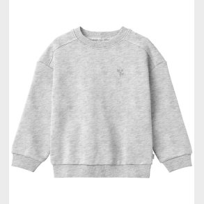 Wheat Sweatshirt - Willi - Light Melange Grey