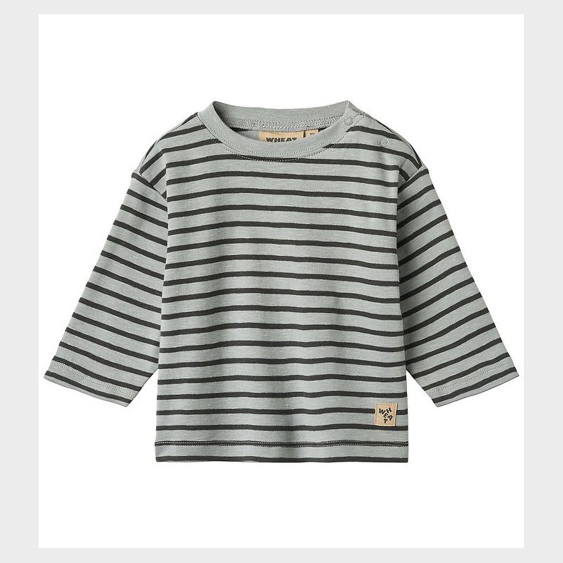 Wheat Bluse - Dallas - Soft Blue Stripe