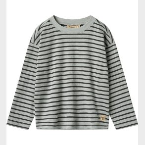 Wheat Bluse - Dallas - Soft Blue Stripe