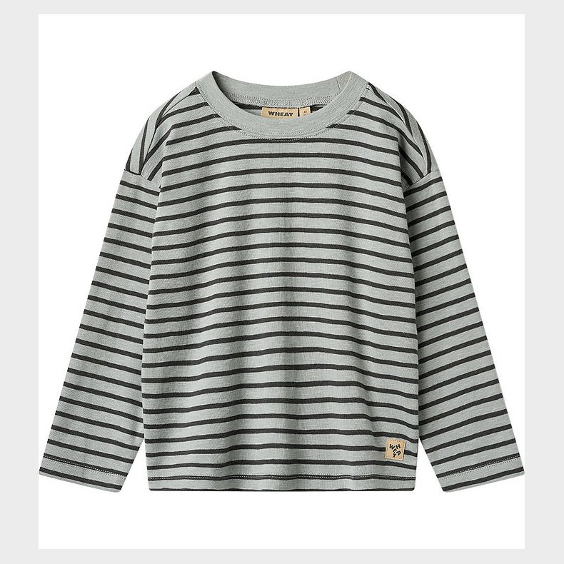 Wheat Bluse - Dallas - Soft Blue Stripe