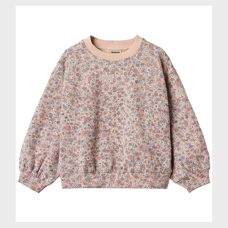 Wheat Sweatshirt - Lia - Rose Dust Flowers