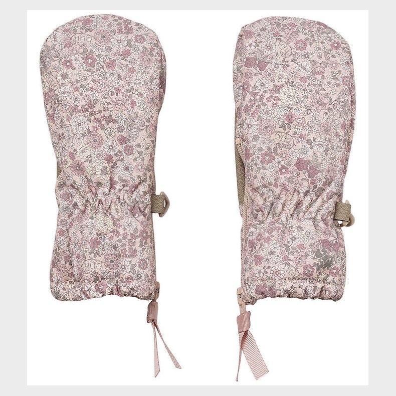 Wheat Luffer m. Fleece - Rose Dust Flowers m. Lynls