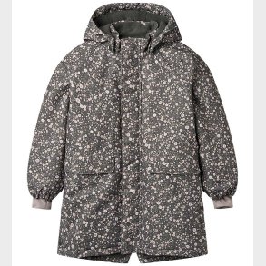 Wheat Vinterjakke - Jello - Black Sea Open Flowers