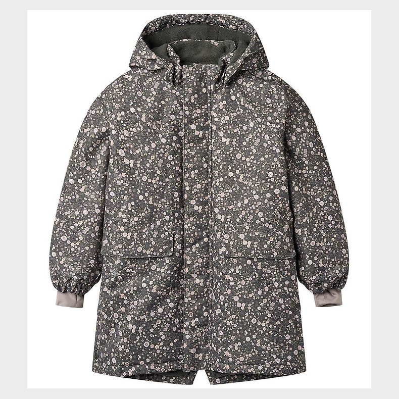 Wheat Vinterjakke - Jello - Black Sea Open Flowers