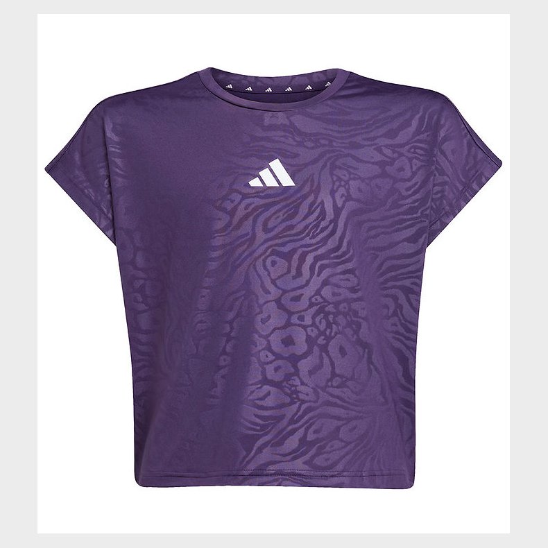 adidas Performance T-shirt - JG - Aurplu/White