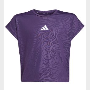 adidas Performance T-shirt - JG - Aurplu/White