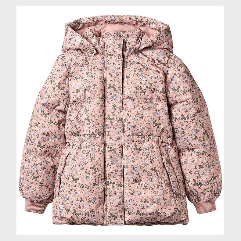 Wheat Dynejakke - Eli - Rose Powder Flowers