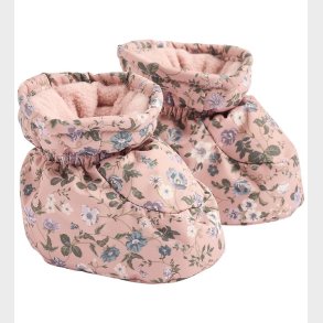 Wheat Overtrkssko m. Fleece - Fuffa - Rose Powder Flowers