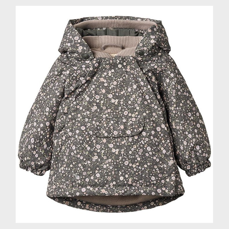 Wheat Vinterjakke - Sascha - Black Sea Open Flowers