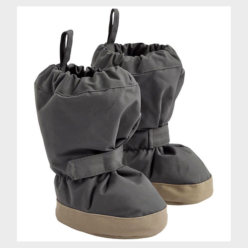 Wheat Overtrkssko m. Fleece - Black Sea