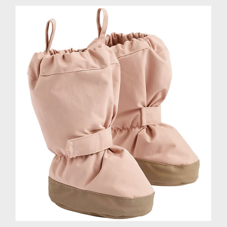 Wheat Overtrkssko m. Fleece - Rose Powder