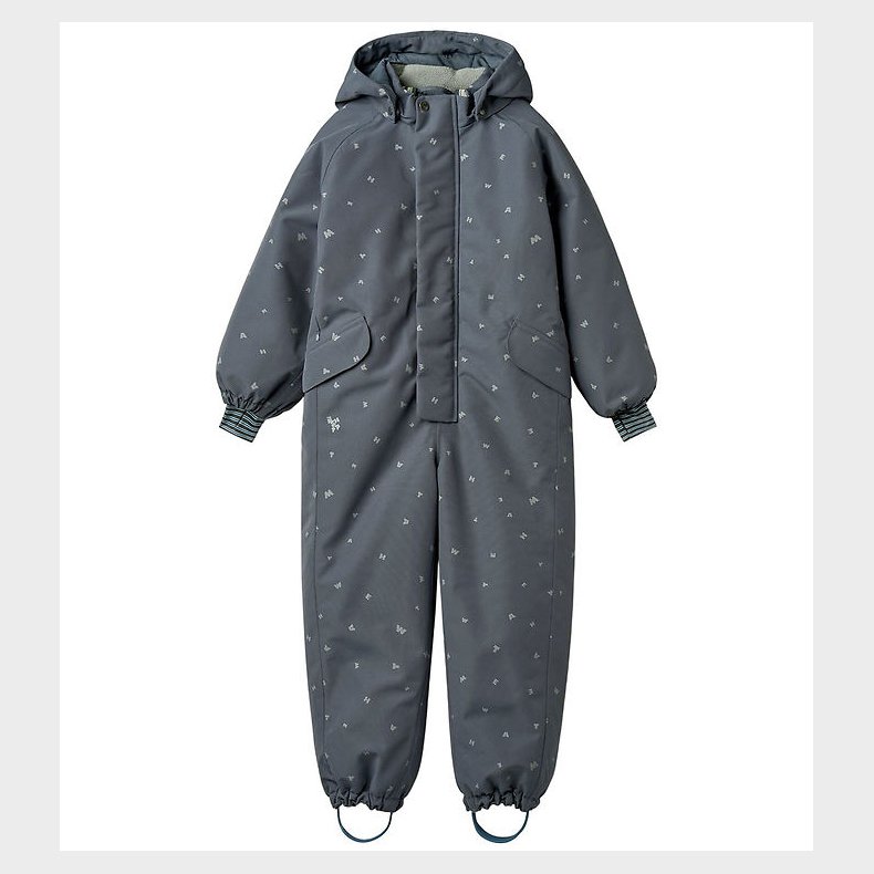 Wheat Flyverdragt - Miko - Grey Blue Letters