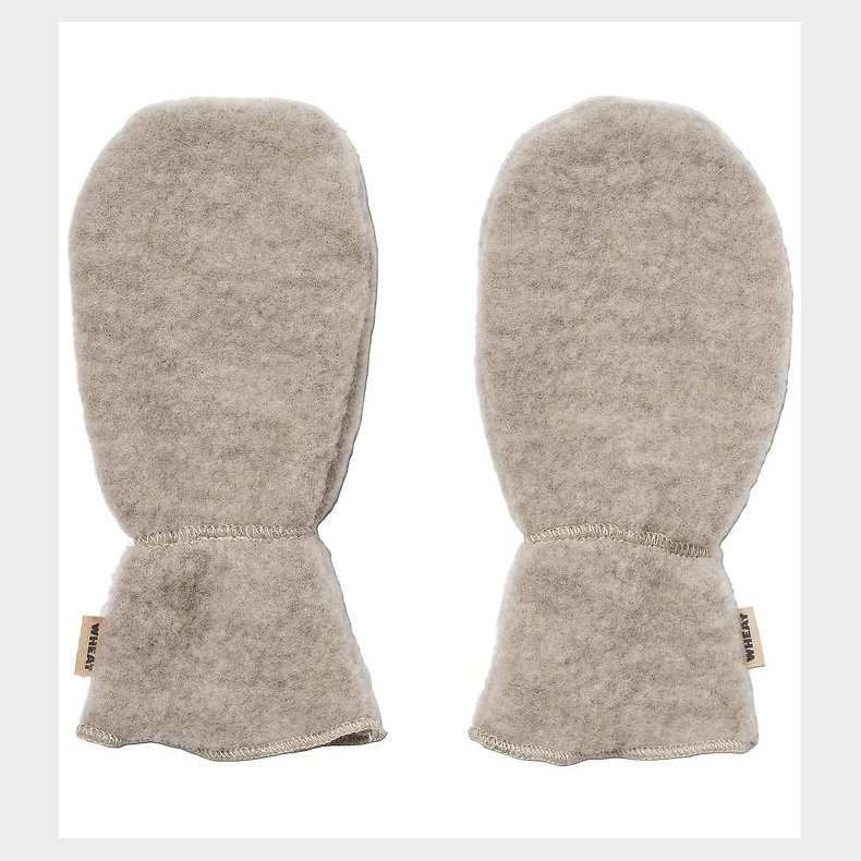 Wheat Luffer - Uldfleece - Jay - Khaki Melange