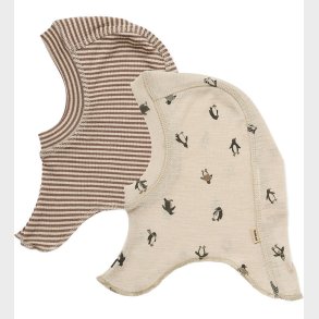 Wheat Elefanthue - Uld - 2-Pak - Felix - Penguins