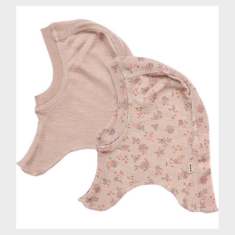 Wheat Elefanthue - Uld - 2-Pak - Felix - Lilac Flowers