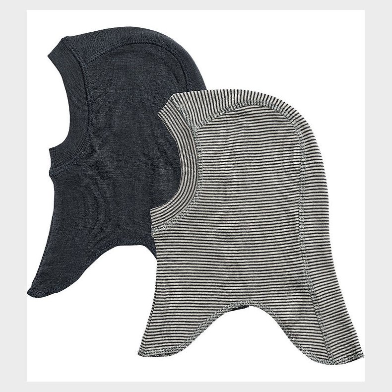 Wheat Elefanthue - Uld - 2-Pak - Felix - Navy Stripe