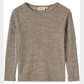 Wheat Bluse - Uld - Alfie - Khaki Melange