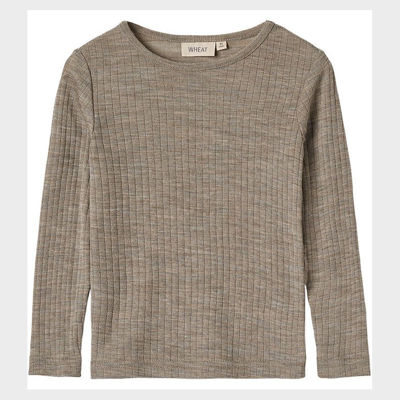 Wheat Bluse - Uld - Alfie - Khaki Melange