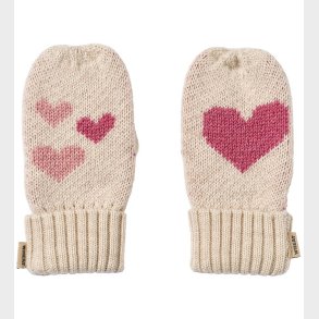 Wheat Luffer - Uld - Jacquard - Towsi - Offwhite Melange m. Hjer