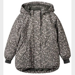 Wheat Vinterjakke - Tove - Black Sea Open Flowers