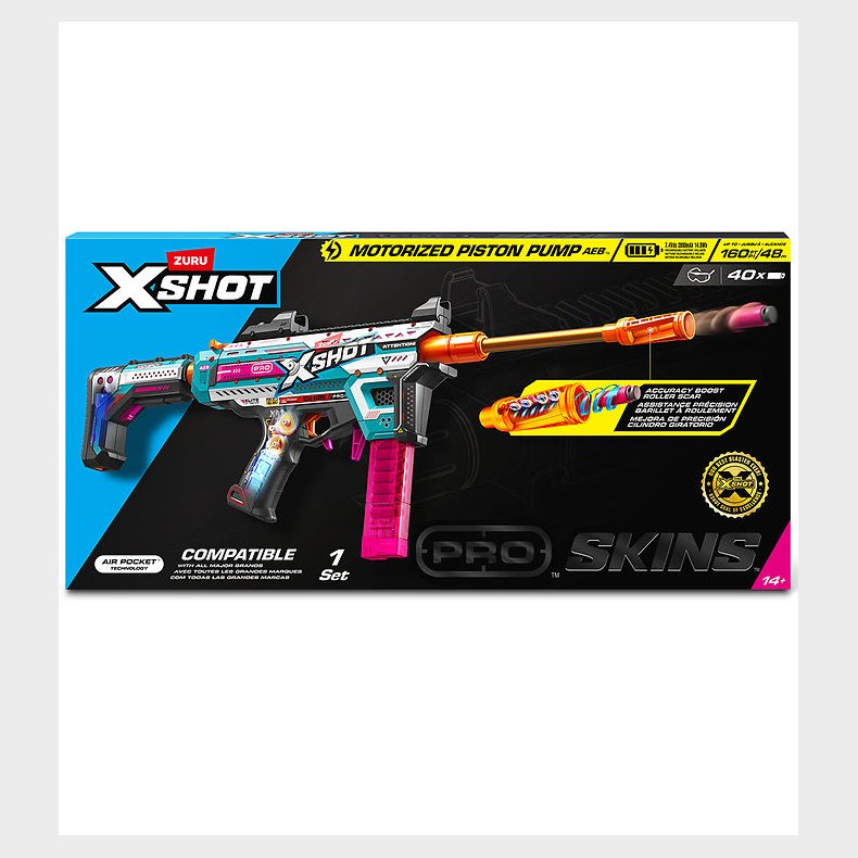 X-Shot Skumgevr - Motoriseret - Pro Blaster