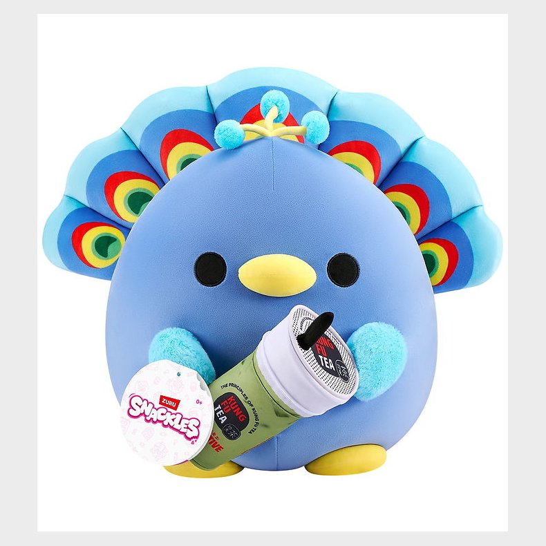 Snackles Bamse - 20 cm - Pfuglen Levi m. Kung Fu Tea Matcha