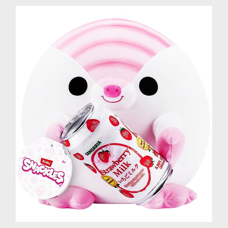 Snackles Bamse - 20 cm - Bltedyret Lucy m. Sangaria Strawberry