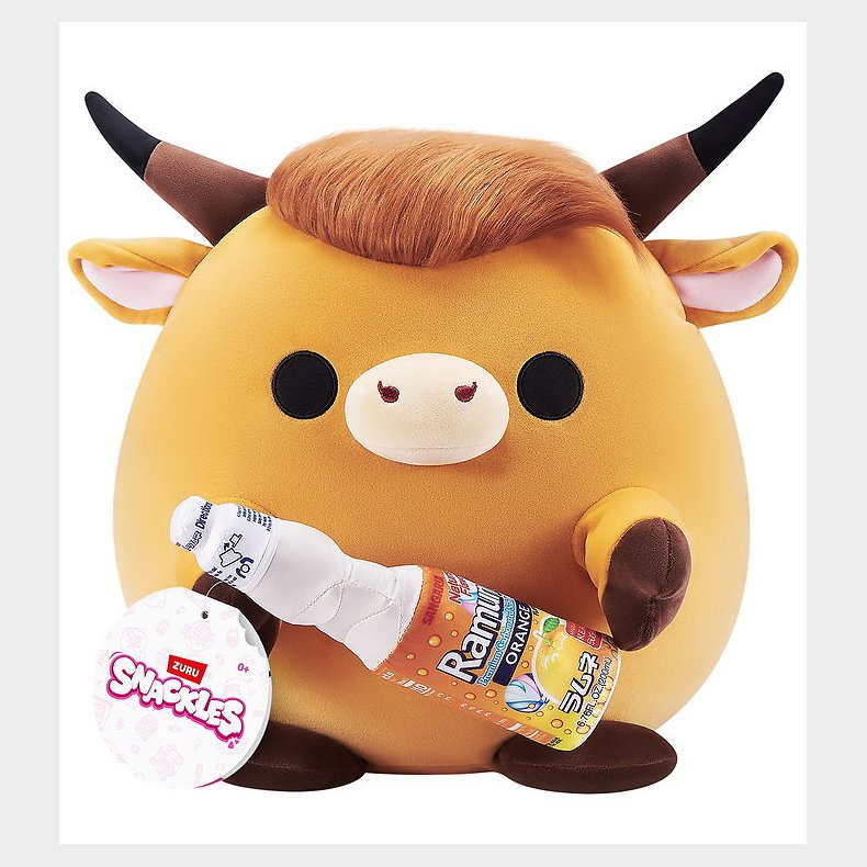 Snackles Bamse - 20 cm - Hjlandskvget Robbie m. Sangaria Orang