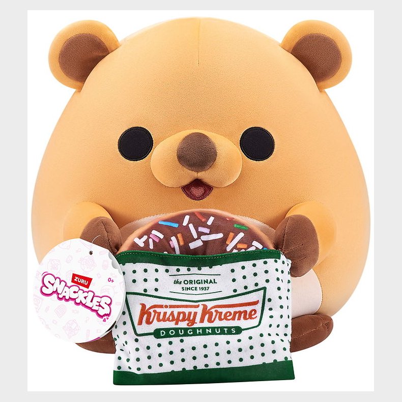 Snackles Bamse - 20 cm - Quokkaen Frankie m. Krispy Kreme Donut