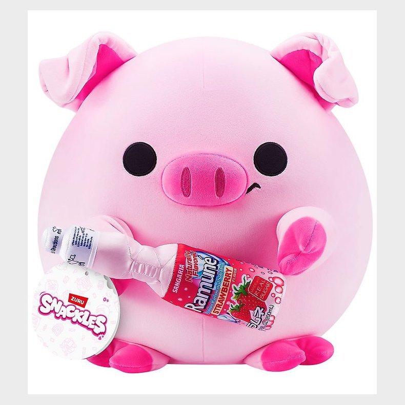 Snackles Bamse - 20 cm - Grisen Anna m. Sangaria Strawberry