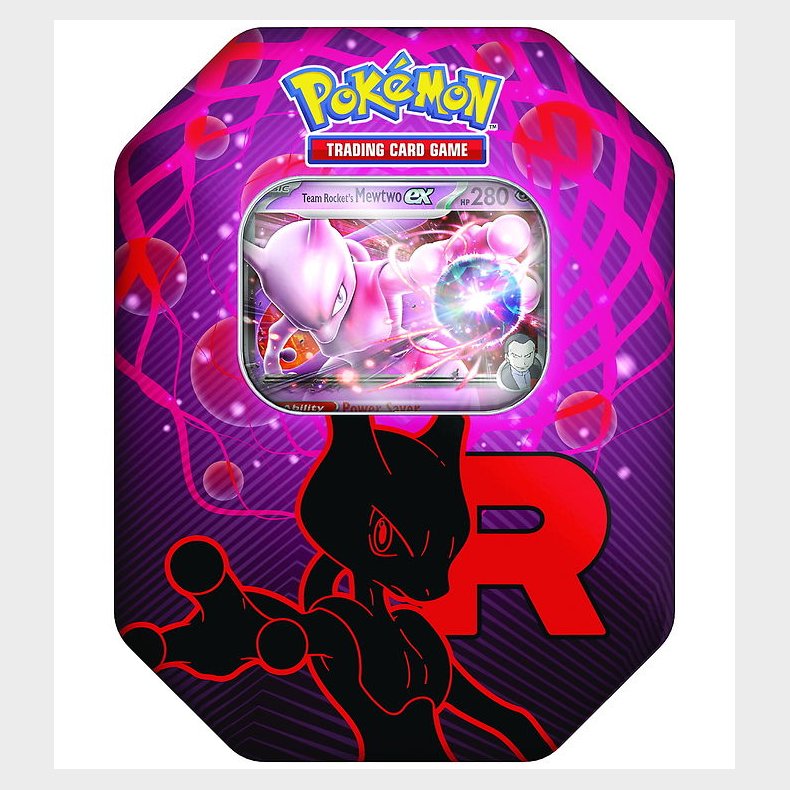 Pokmon Samlekort - Team Rocket Tin - Mewtwo ex