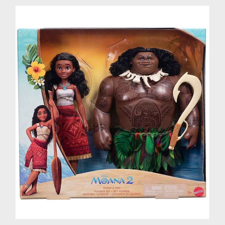 Disney Princess Dukke - Vaiana 2-pak - Vaiana & Maui