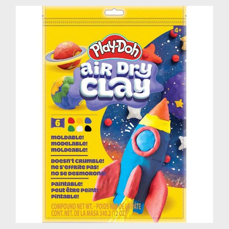 Play-Doh Air Dry Clay - Multi Color Bag - 340g