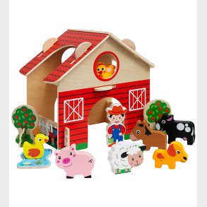 Krea Bondeg�rdss�t - Tr� - 21x23 cm