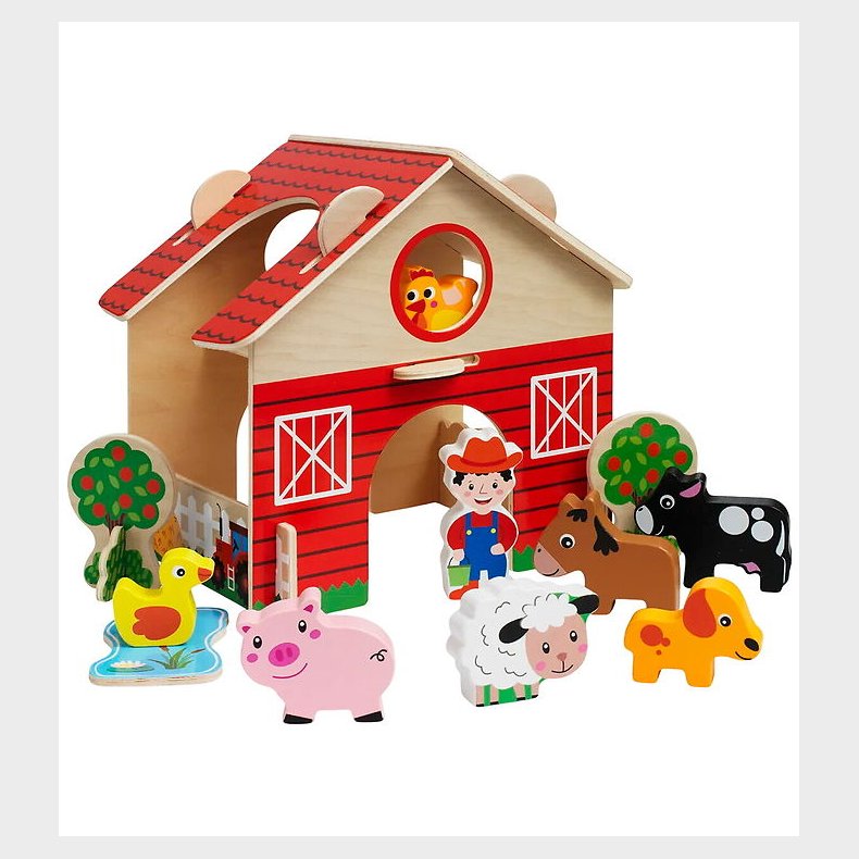 Krea Bondeg�rdss�t - Tr� - 21x23 cm