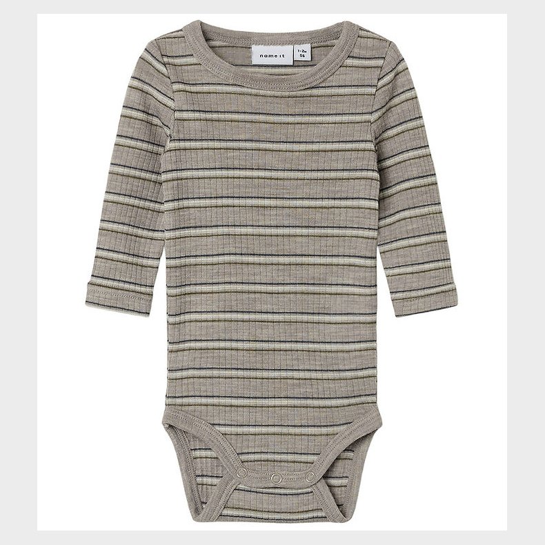 Name It Body l/ - Uld - Rib - NbmWomi - Satellite/STRIPES