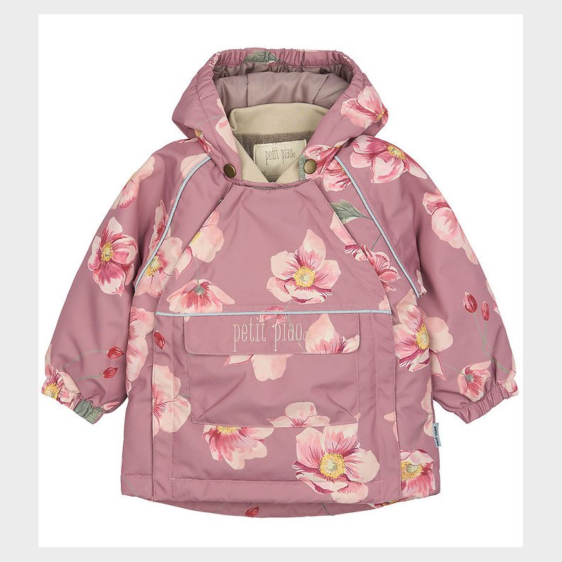 Petit Piao Vinterjakker - Autumn Anemone AOP