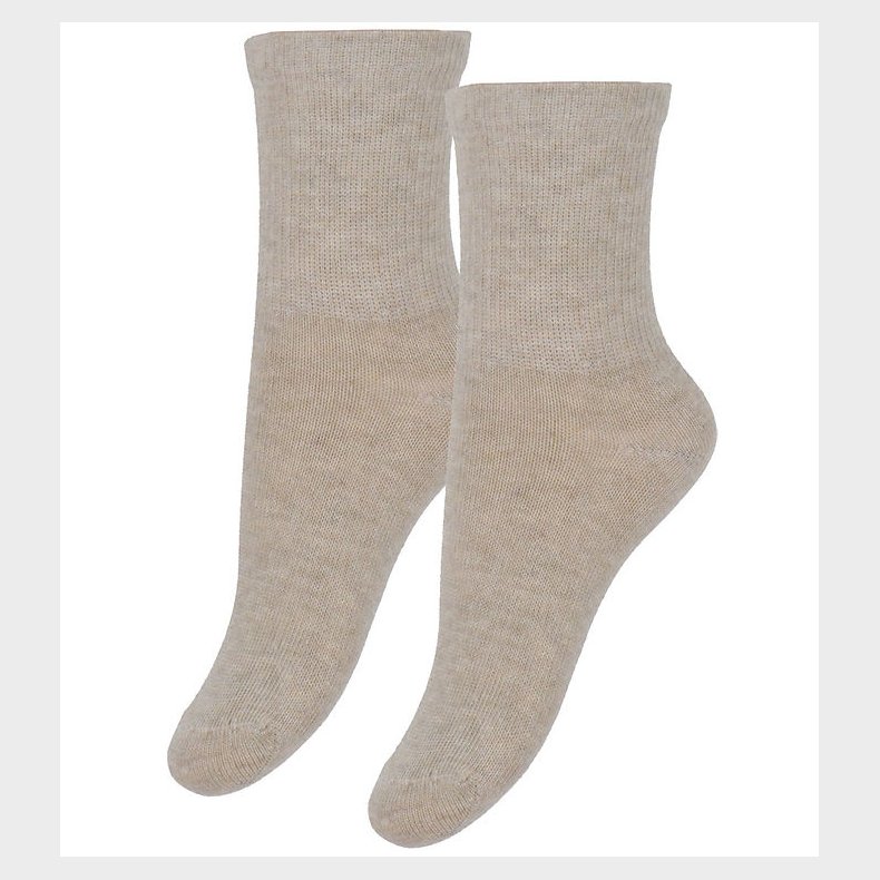 Minymo Str�mper - 2-pak - Nos - Silver Mink Melange