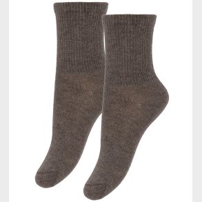 Minymo Str�mper - 2-pak - Chestnut Melange