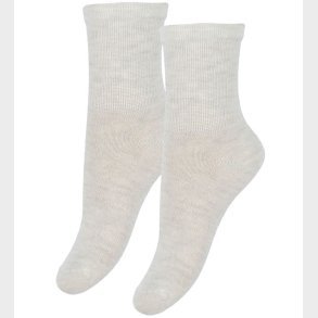 Minymo Str�mper - 2-pak - Nos - Silver Birch Melange