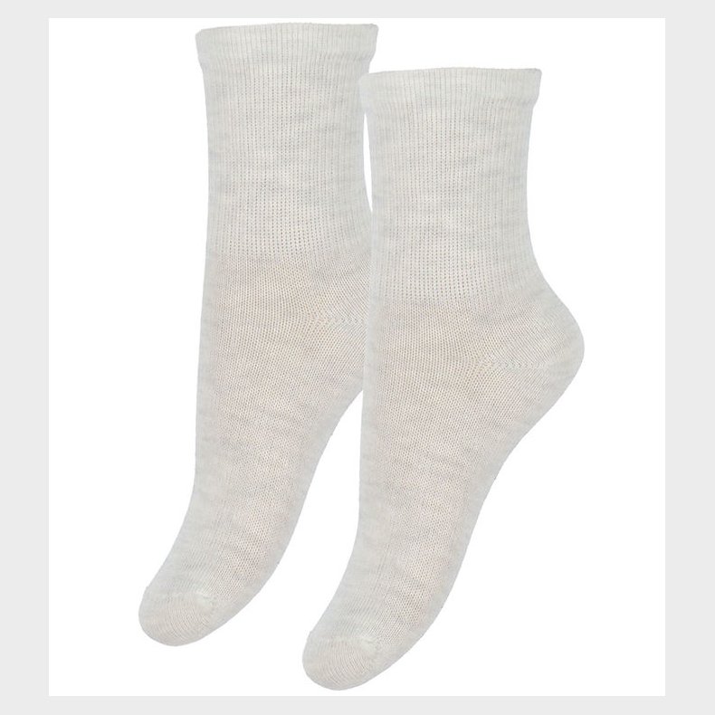 Minymo Str�mper - 2-pak - Nos - Silver Birch Melange