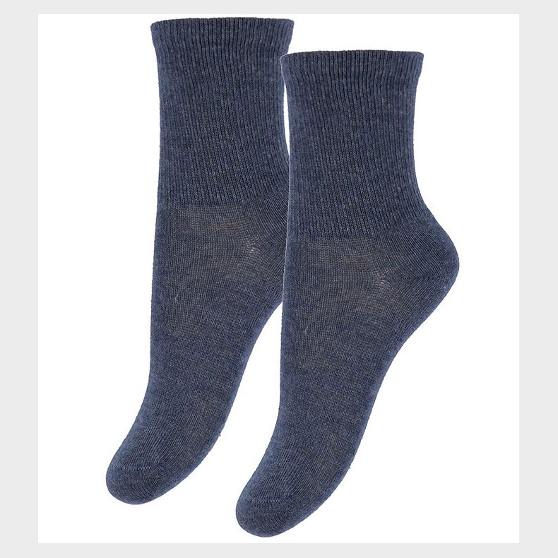 Minymo Str�mper - 2-pak - Blue Nights Melange