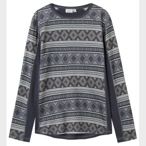 Name It Bluse - Uld - NkmWillto - Ombre Blue/ICELAND