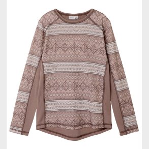 Name It Bluse - Uld - NkmWillto - Antler/Snow pattern