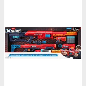 X-SHOT Skumgevrer - Ranger X8 & Hawk Eye & Fury 4 & Micro - Rd