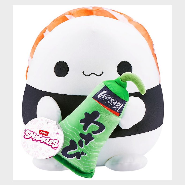 Snackles Bamse - 35 cm - Laksen Eva m. Wasabi