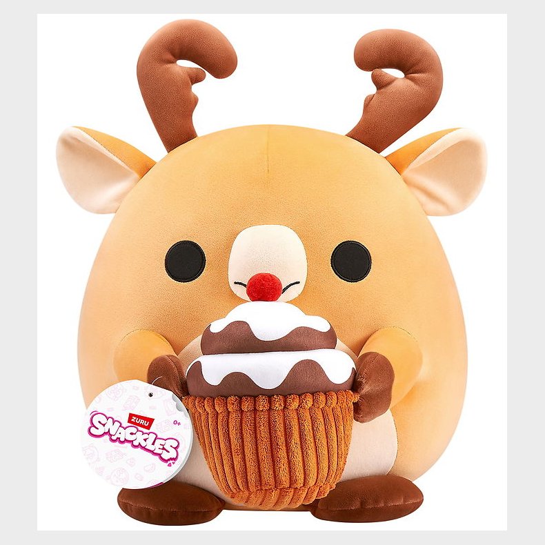 Snackles Bamse - 35 cm - Elgen Jaime m. Chokolade Mousse